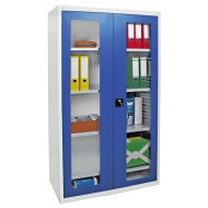 Armoire Série Movaflex portes vitrées à 4 tablettes