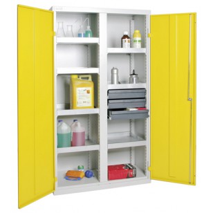 Armoire de sécurité L1000xP500xH1800mm avec paroi médiane