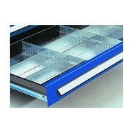 Compartimentages de tiroirs pour armoires verticales à panneaux