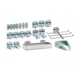 Assortiment de 21 porte outils RasterPlan alu