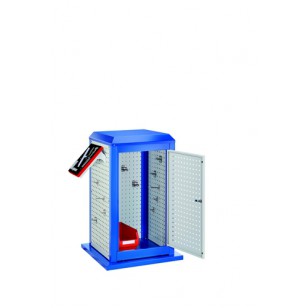 Tour perforée Tool Tower  fixe avec porte - Modèle bas