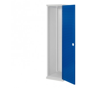 Armoire à tiroirs RasterPlan étroite H1950xL600xP600mm avec porte perforée - vide